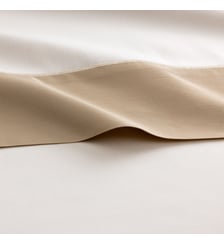 Drap plat en satin Yves Delorme