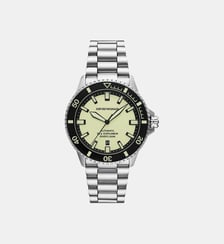 Montre automatique Sea explorer Jaune AR60083 Emporio Armani
