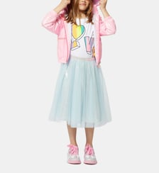 Coupe-vent zippé à capuche Billieblush