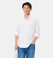 Chemise popeline stretch slim fit Lacoste