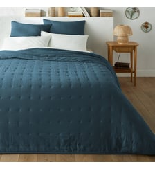 Couvre lit boutis matelassé microfibre lavée La Redoute Interieurs