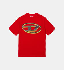 T-shirt avec logo Oval D Diesel Kids