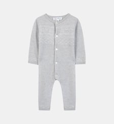 Combinaison longue -   laine col rond broderie Tartine Et Chocolat