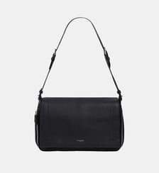 Sac bandoulière moyen modèle Aurore en cuir grainé Le Tanneur