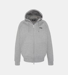 Sweatshirt zippé à capuche en Triplux Schott