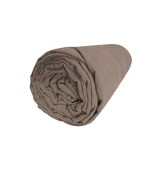 Drap housse en chanvre lavé bonnet 30 cm, CHANVRE DÉLICAT Blanc Cerise