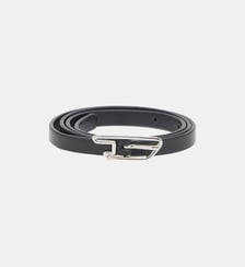 Ceinture 1,5 cm en cuir pull-up avec boucle D Diesel