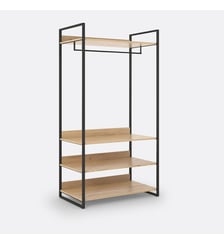 Module armoire large 3 étagères 1 penderie HIBA La Redoute Interieurs