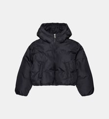 Veste matelassée avec logo imprimé Diesel Kids