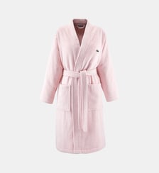 Peignoir de bain long en coton Lacoste Home