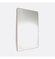 Miroir rectangulaire, en métal fer, largeur 80 x hauteur 120 cm La Redoute Interieurs