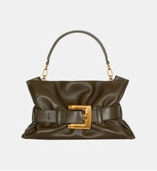 Sac Anthem Medium en cuir de veau Balmain
