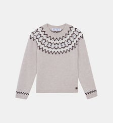 Pull - Moka laine maille jacquard Tartine Et Chocolat