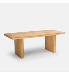 Table à manger, en chêne massif, 6 à 8 couverts La Redoute Interieurs