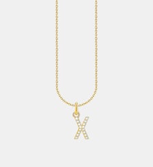 Chaîne à breloque lettre X Thomas Sabo
