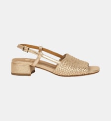 Sandales à Talon Vanda Cuir Lamé Bobbies