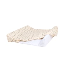 Housse de matelas à langer en nid d'abeille de coton bio Opera Nobodinoz