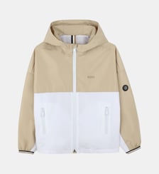 Coupe-vent bicolore à capuche BOSS Kidswear