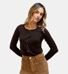 Gilet col rond uni MONET La Petite Etoile