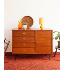 Buffet en bois vintage Gustave N°1606- Produit chiné Debongout