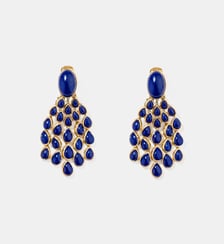 Boucles d'oreilles Cherokee lapis lazuli pin Aurélie Bidermann