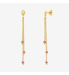 Boucles d'oreilles dorées - milady Caroline Najman
