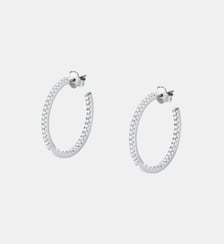 Boucles D'Oreilles en Argent 925%, Zircons TESORI Morellato