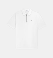 Polo Lino manches courtes en coton piqué Serge Blanco