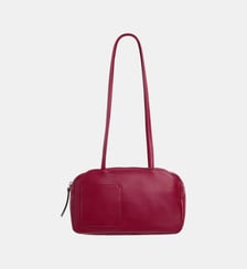 sac Lucie porté épaule en cuir Agnès b.