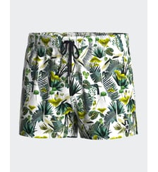 Short de bain court avec imprimé tropical Impetus