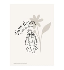 Poster Disney - Disney's Eeyore Slow Down Poster & Frame