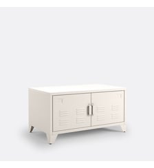 Meuble bas 2 portes en métal acier La Redoute Interieurs