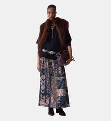 Robe longue en mélange de laine Liu Jo