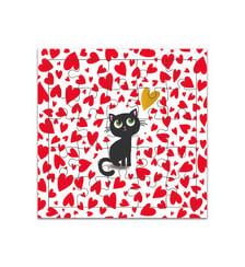 Carte Puzzle De Tout Coeur Chat Cartesdart