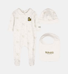 Ensemble pyjama, bonnet et bavoir Kenzo Kids