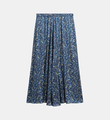 Jupe élastiquée à fleurs champêtres- TULIPE Gerard Darel
