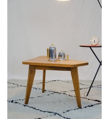Table basse en chêne massif Léonie N°1612 - Produit chiné Debongout