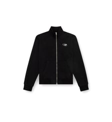Sweat-shirt zippé avec logo métallisé Diesel