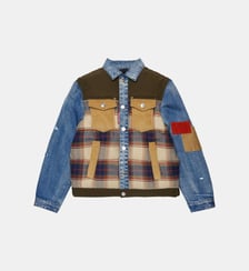 Veste workwear patchwork avec logo Dsquared2