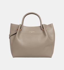 Grand sac cabas épaule Foulonné Double LOUISA en cuir Lancaster