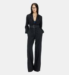 Combinaison pantalon blazer ceinturée en laine stretch Diesel