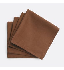 Lot de 4 serviettes de table lin lavé Victorine La Redoute Interieurs