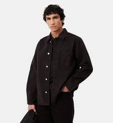 Surchemise oversize denim Lacoste