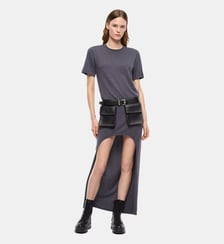 Robe en laine mélangée plus longue au dos Pinko