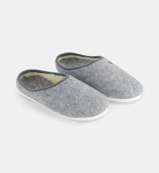 Pantoufles d'intérieur bleu marine Le Slip Francais