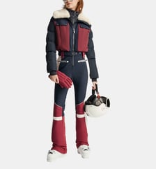 Combinaison de ski karei col tailleur coupe ajusté Fusalp