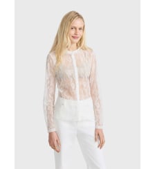 chemise Marie-Claire en dentelle blanc Agnès b.