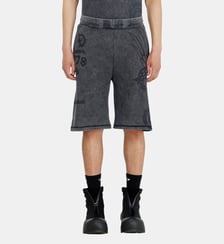 Short pants en coton mesh avec imprimés Diesel
