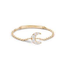 Magic touch bague chaîne lune Djula