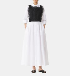 Robe Chemise En Popeline De Coton Lanvin
